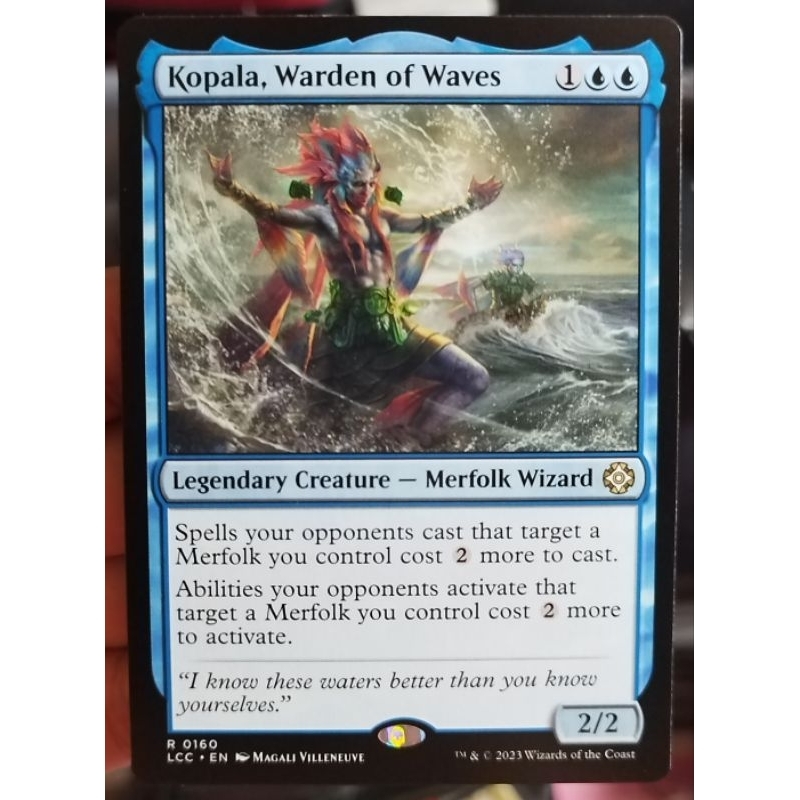 Kopala, Warden of Waves (Magic the gathering) Shopee Philippines