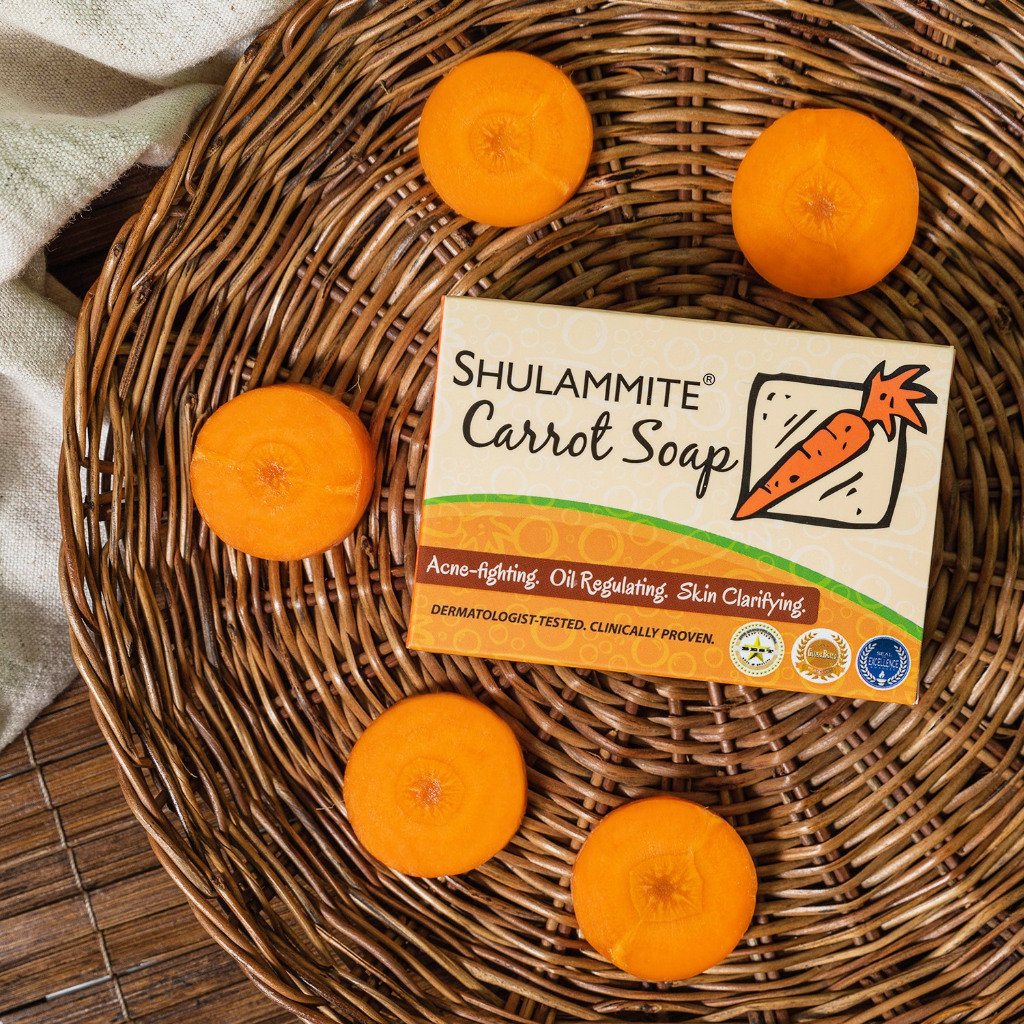 Shulammite Carrot Soap 150g Face And Body Soap Whitening Soap Pimple