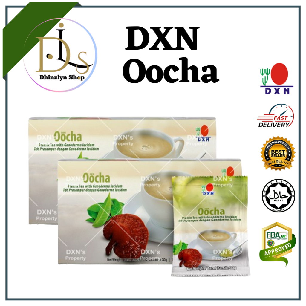 DXN Oocha - A premix of Oolong tea powder (30g x 12 sachets) per box ...