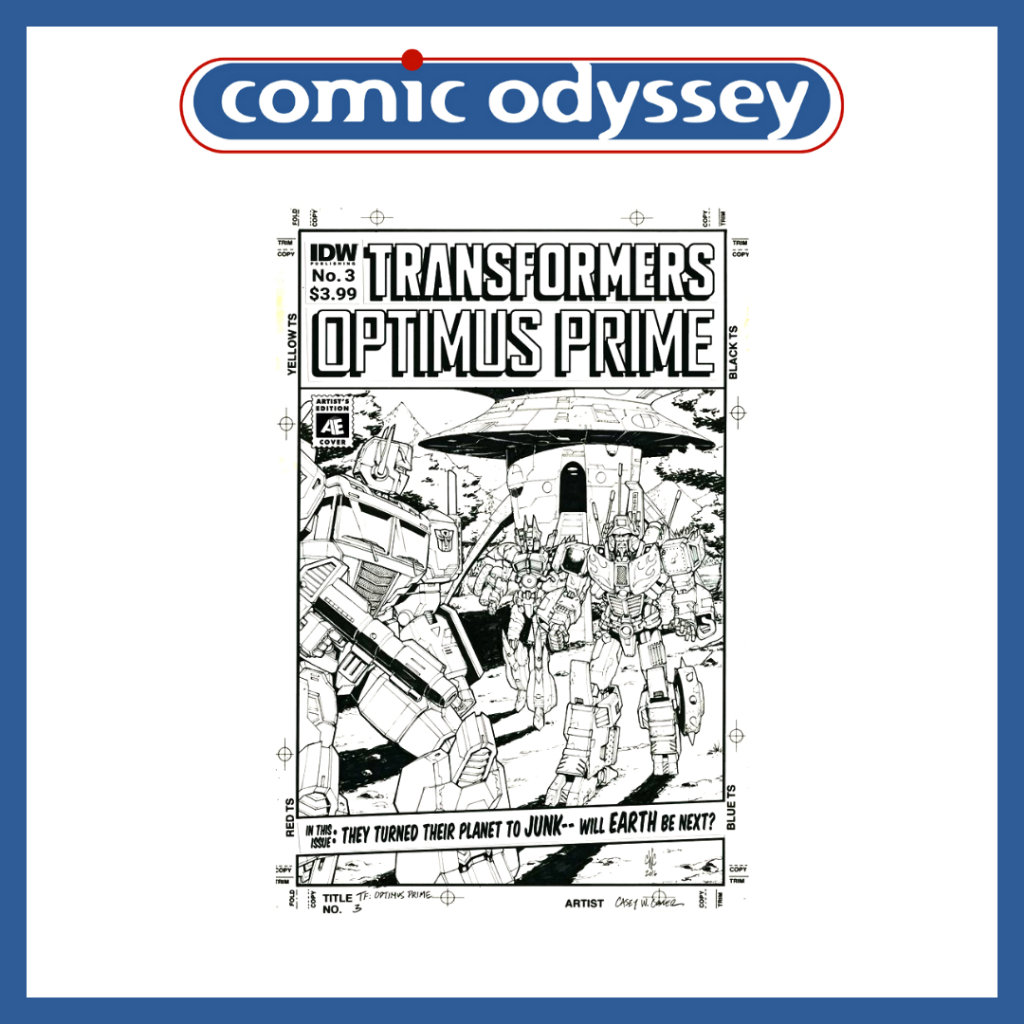 OPTIMUS PRIME #3 (2016) Casey Coller Artist Edition Cover | Shopee ...