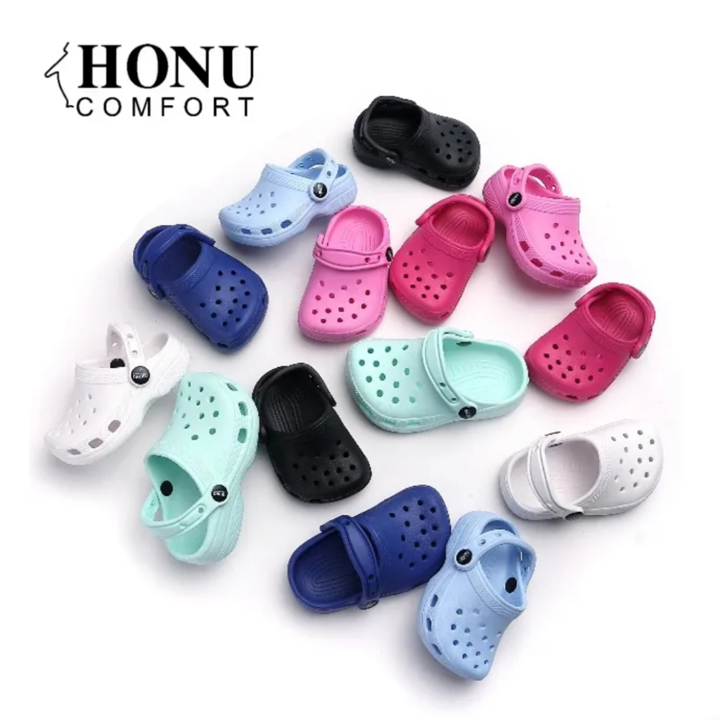 HONU Kids Classic Clogs Shoes Unisex Slipper Sandals For Baby Boys ...