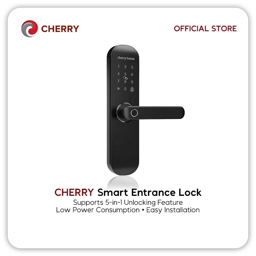 CHERRY Smart Entrance Lock (5-in-1 Door Lock) | Shopee Philippines