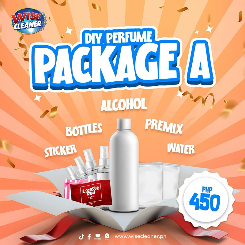DIY PERFUME KIT - Wise Cleaner | Shopee Philippines