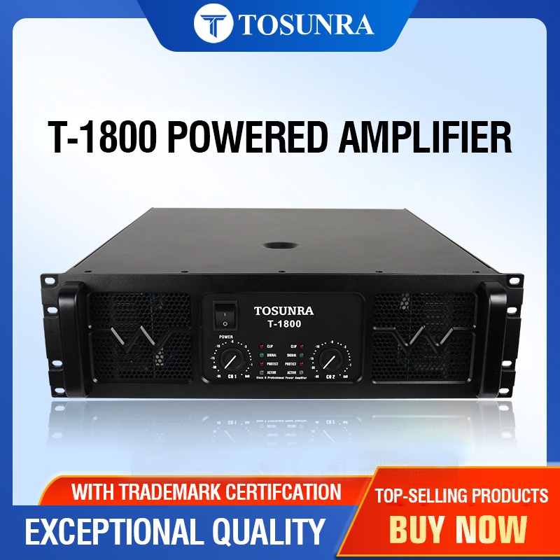 TOSUNRA T1800 POWER AMPLIFIER PROFESSIONAL AMPLIFIER Shopee Philippines