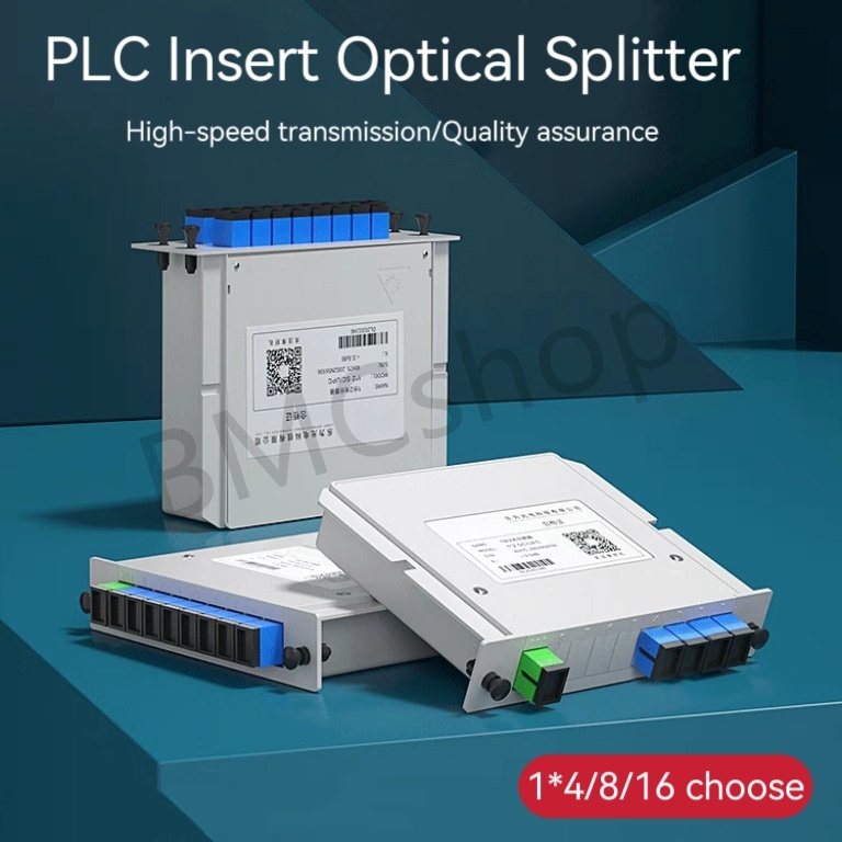 1*4/1*8/1*16 PLC Insert optical splitter SC/UPC optical fiber splitter ...