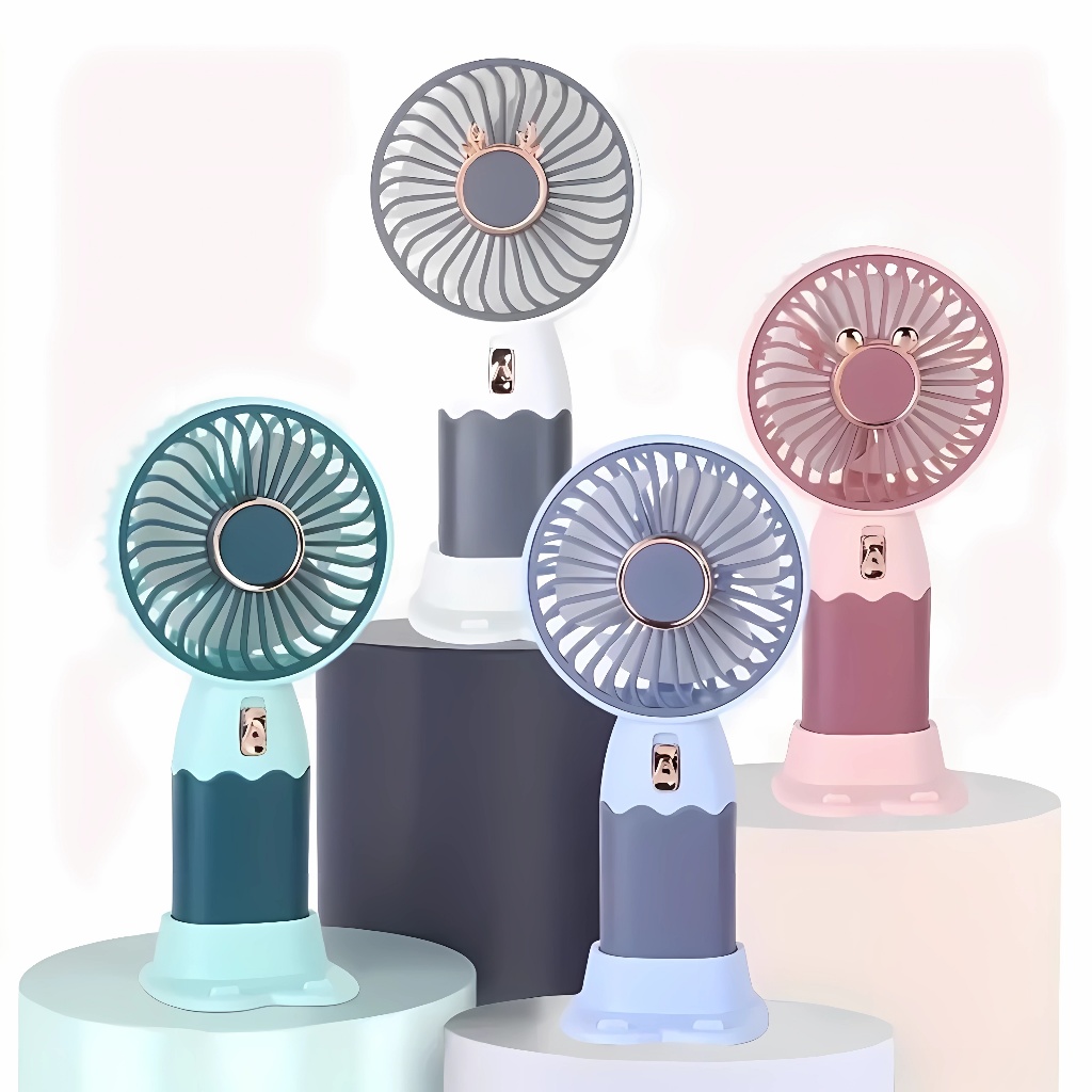 ZB088 Handheld Small Fan Mini USB Rechargeable Electric Fan Strapping ...