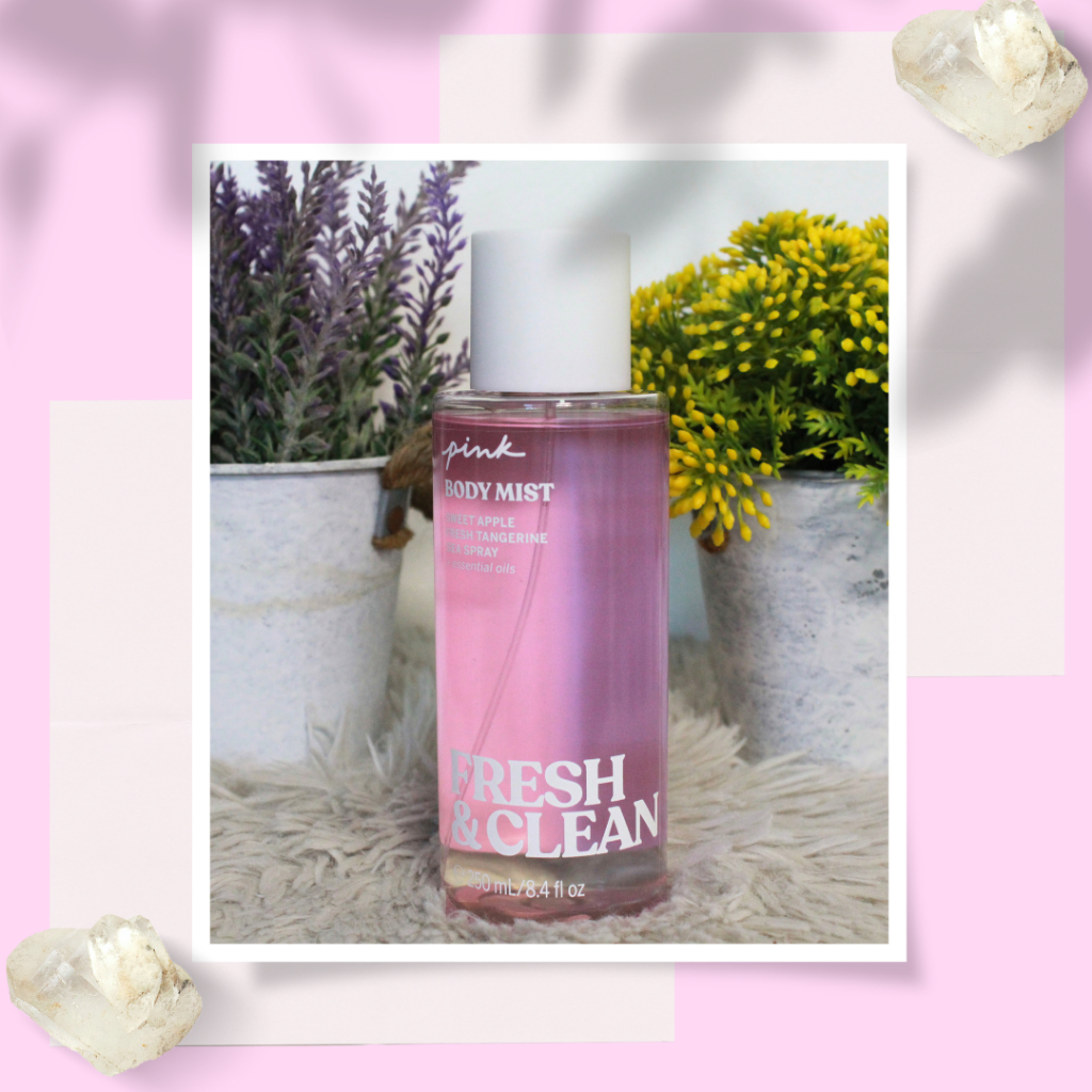 Victorias Secret Fresh And Clean Pink Body Mist 250ml Shopee Philippines