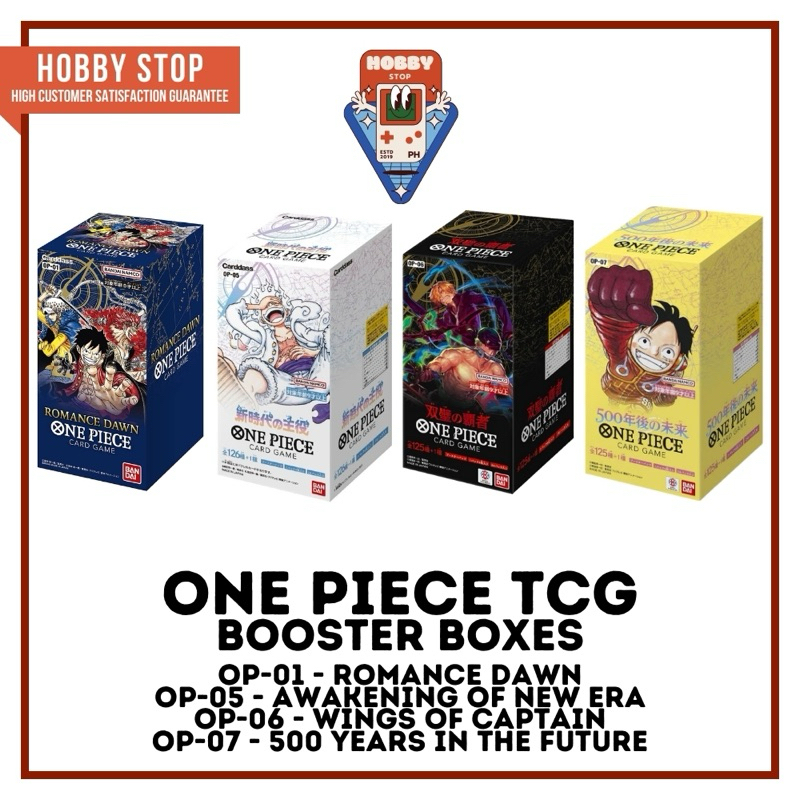 One Piece Booster Box and Packs OP01 OP05 OP06 01 05 06 OP01 OP05 OP06 [JAP] Shopee Philippines