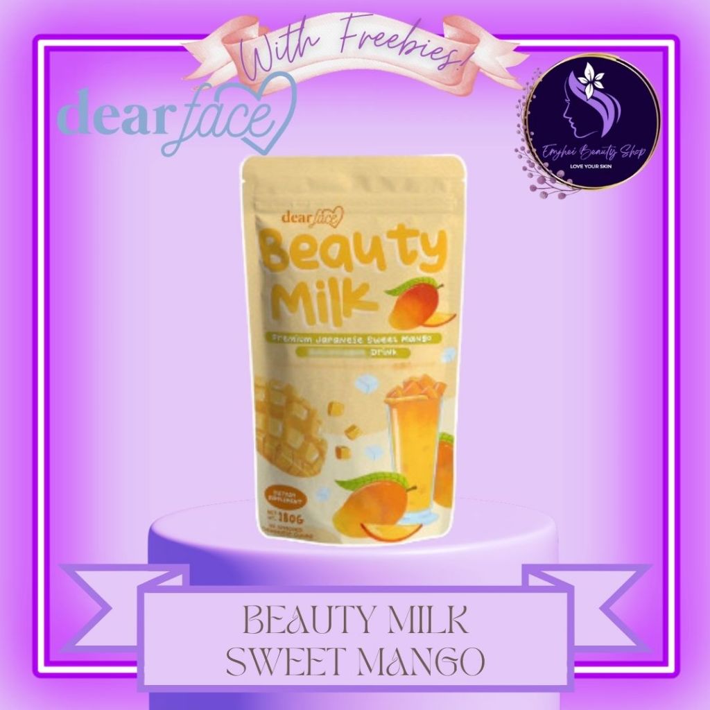 Dear Face Beauty Milk Sweet Mango Flavor Collagen Antioxidant 10 ...