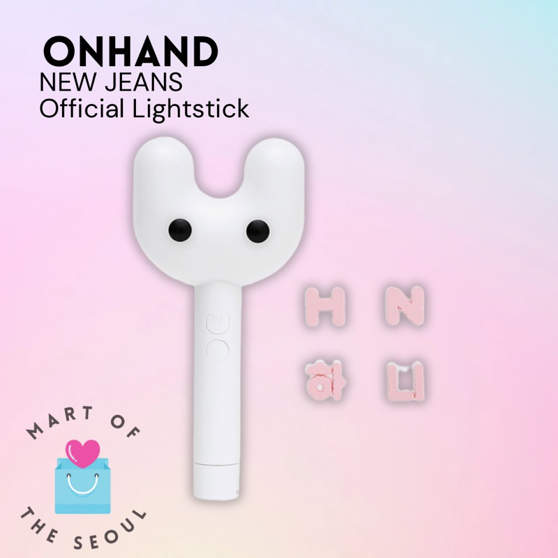 [ONHAND] NEW JEANS Official Lightstick - Binkybong and Lightstick Parts ...