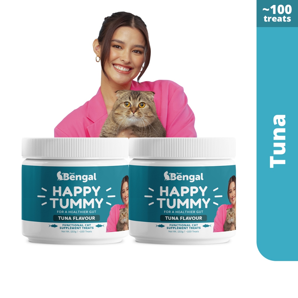 Prof Bengal Happy Tummy Cat Treats & Snacks Double Delight Cat probiotics Cat Multivitamins