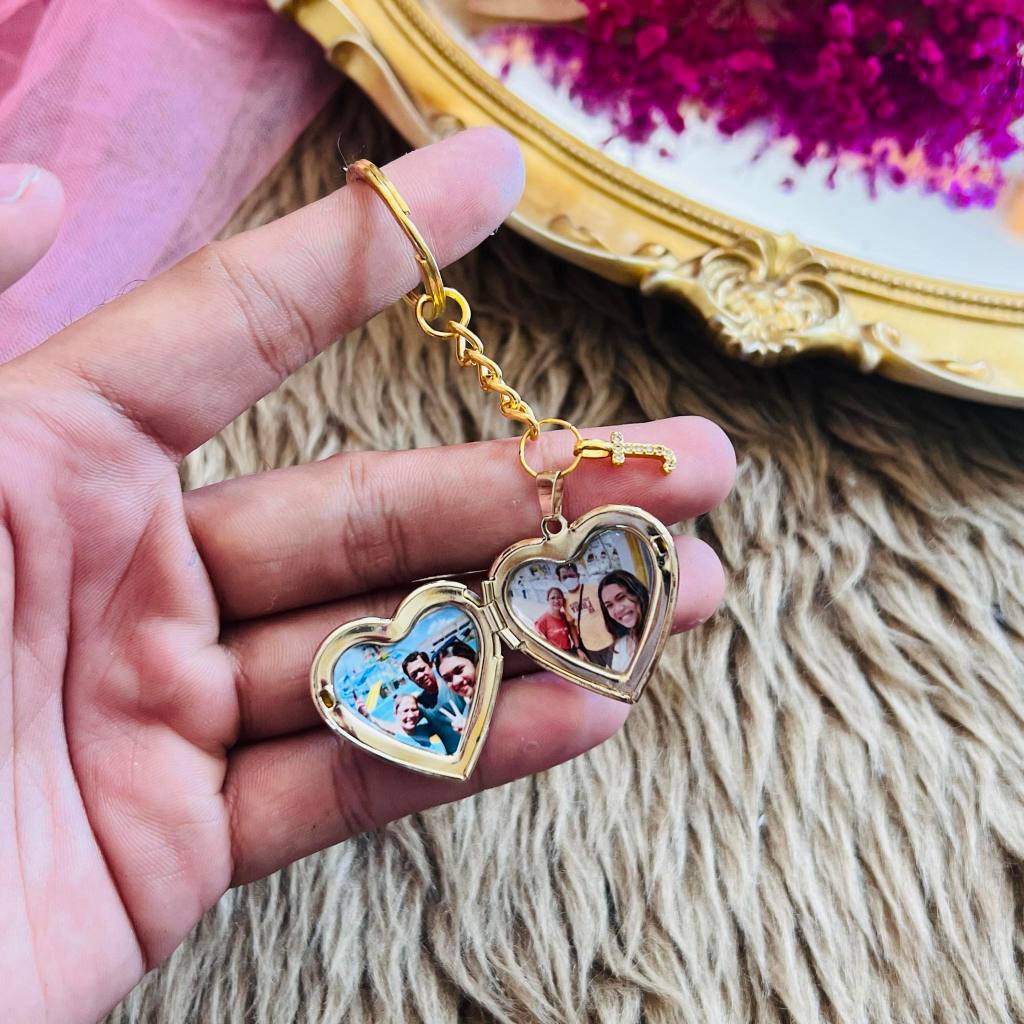 Picture locket keychain clearance
