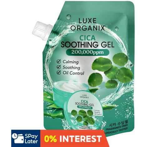 Original LUXE ORGANIX Cica Soothing Gel 100ml | Shopee Philippines