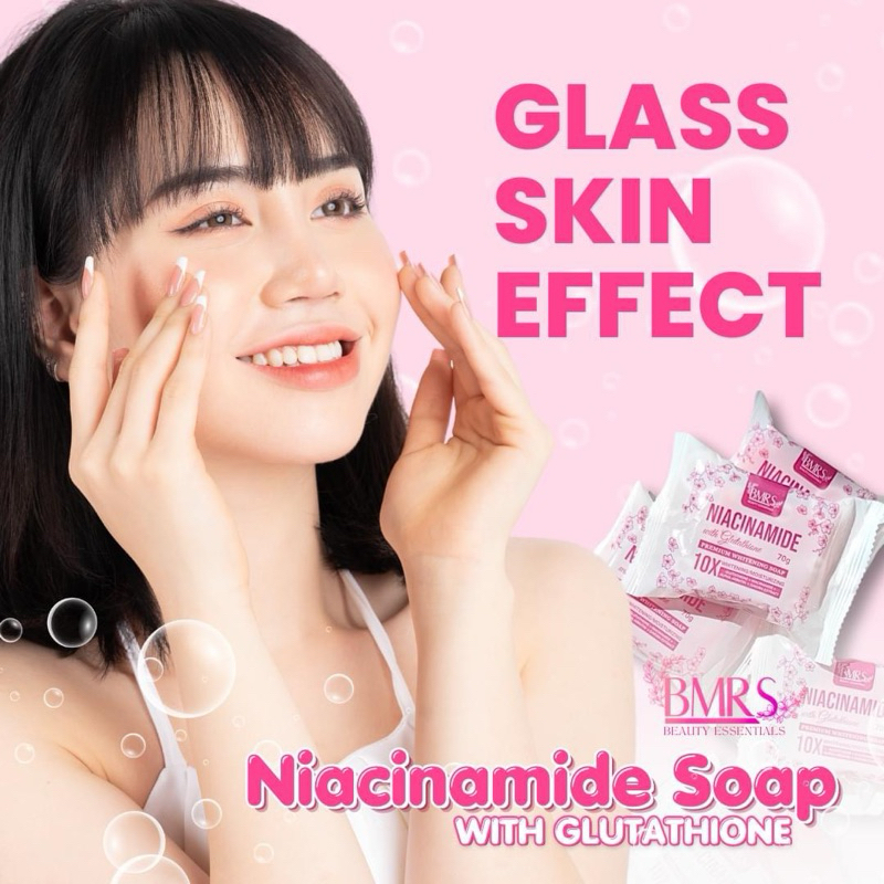 【MY Girl】Buy 1 Take 1 BMRS NIACINAMIDE GLUTATHIONE PREMIUM SOAP 10X ...