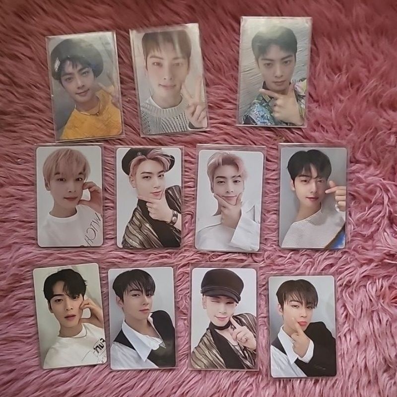 CHA EUN WOO OFFICIAL PHOTOCARDS | Shopee Philippines