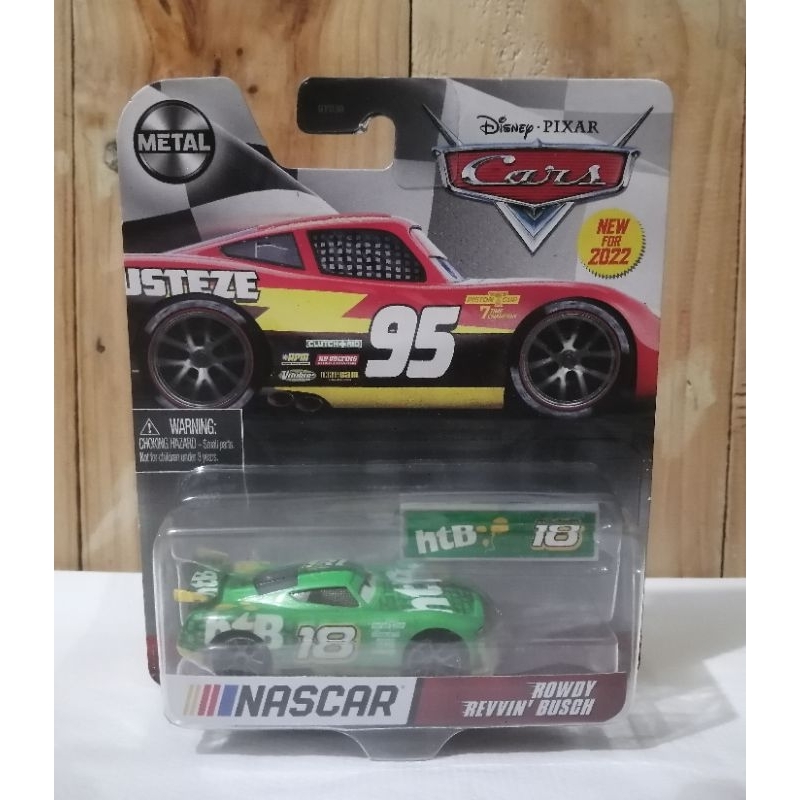 Disney Pixar Cars New for 2022 Nascar Rowdy Revvin' Busch | Shopee ...