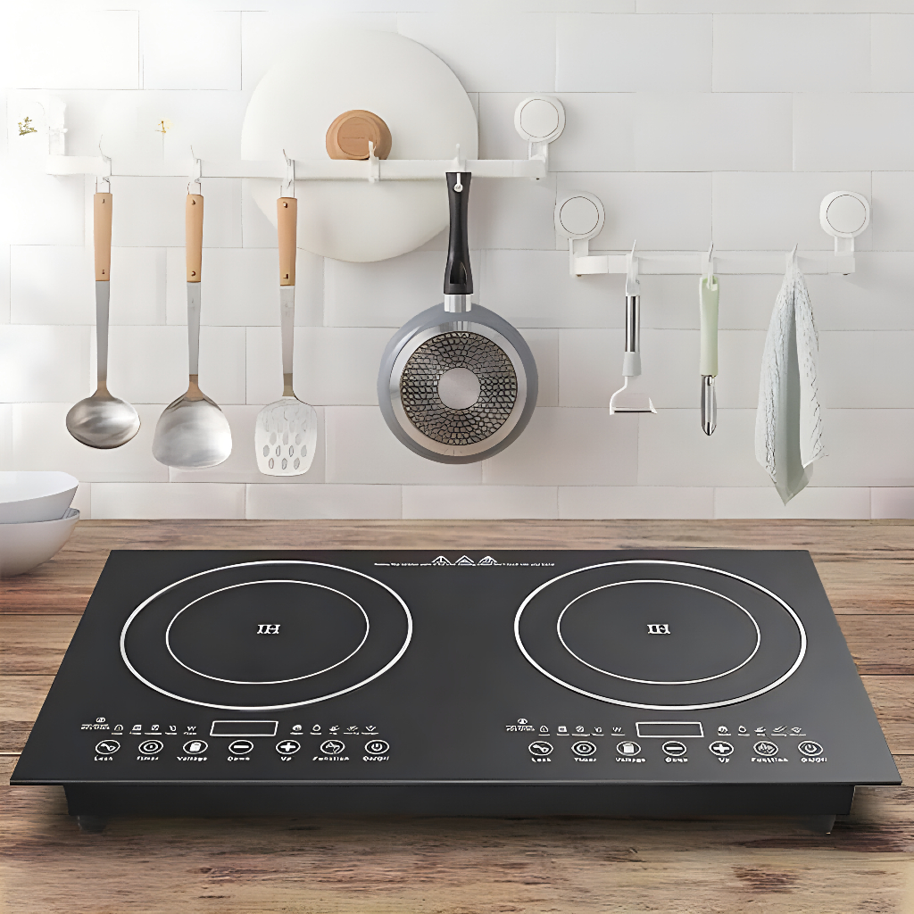 Electric Dual Induction Cooker 220V 4400W Countertop Double Burner ...