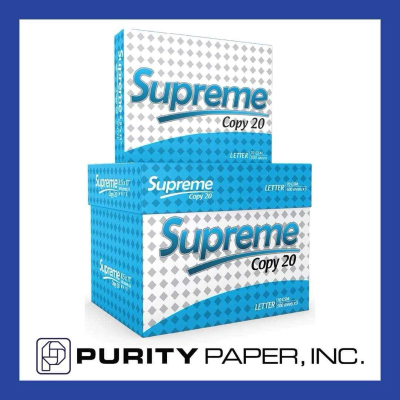 SUPREME Bond Paper (Short) | Shopee Philippines