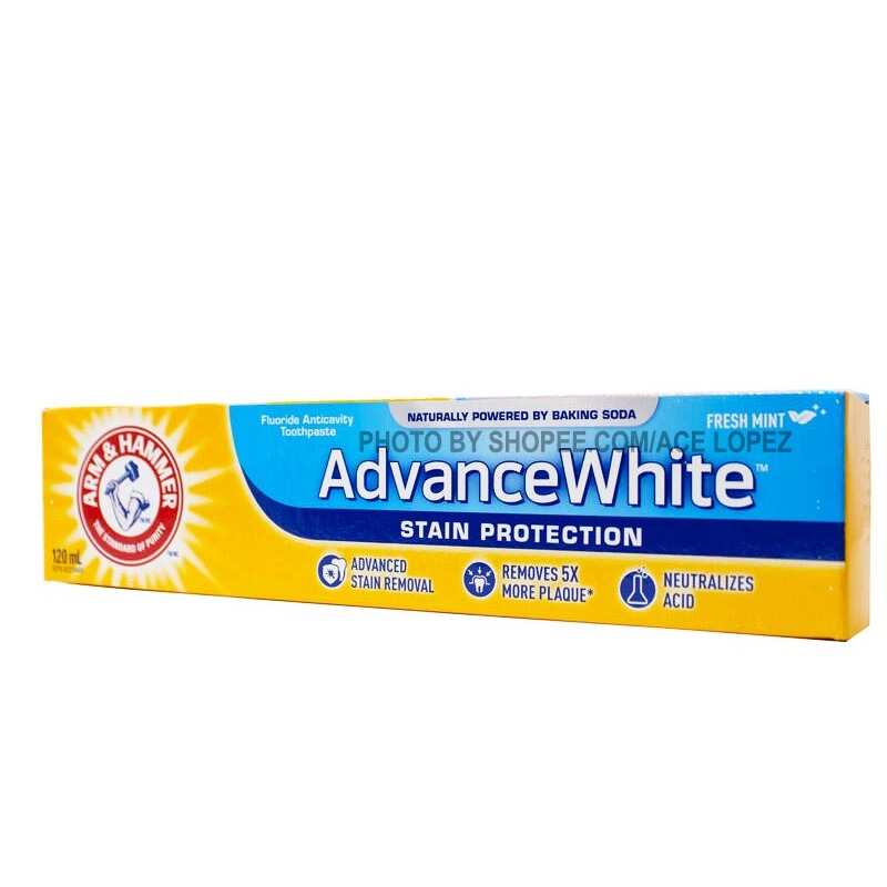 Arm & Hammer Advance White Toothpaste 120ml Stain Protection - Fresh ...
