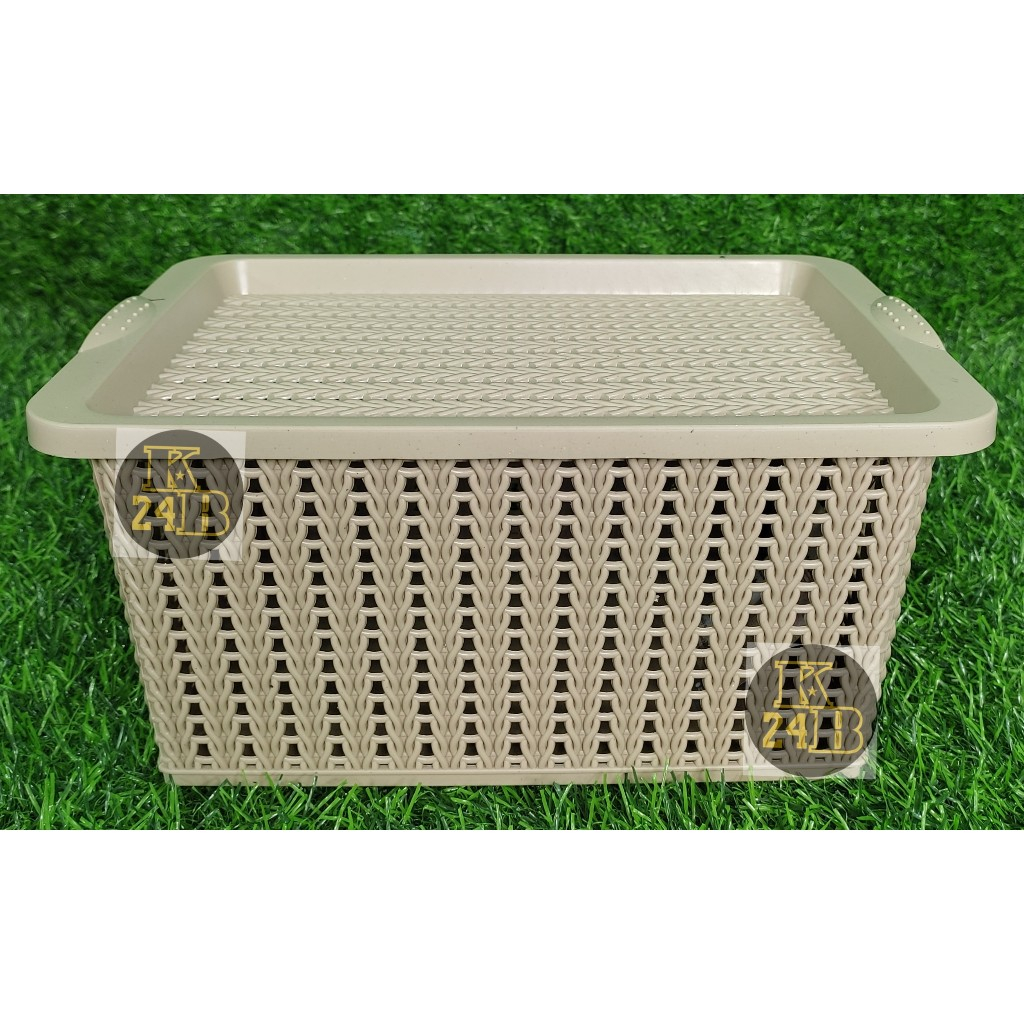 Nikko-Ware rattan organizer basket | Shopee Philippines