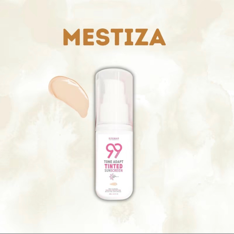 ROSMAR 99 Tone Adapt Tinted Sunscreen | 99skincare | Shopee Philippines