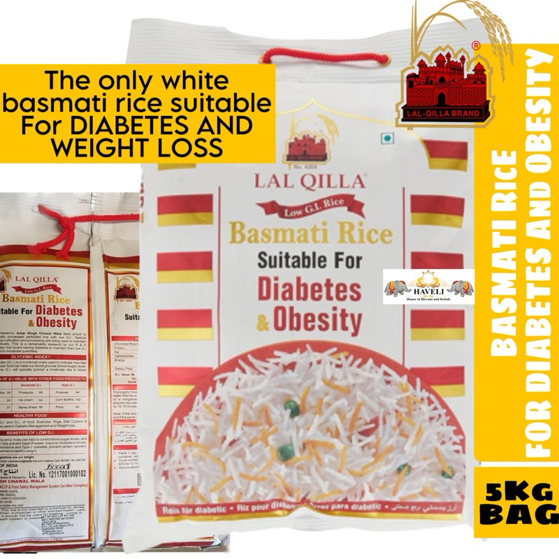 Lal Qilla 5kg Diabetes Basmati Rice For Obesity Shopee Philippines