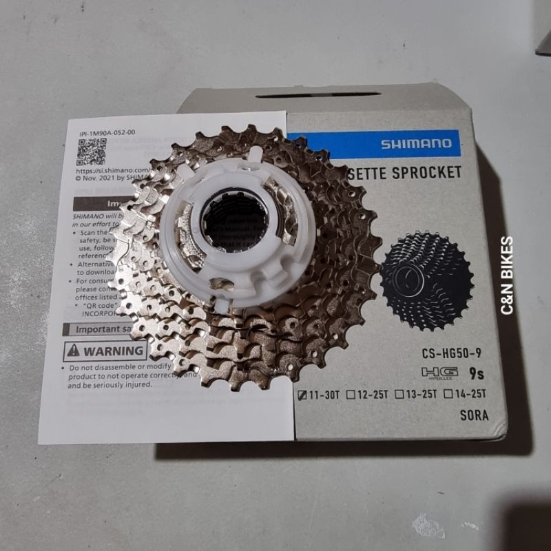 Shimano sora hg50 9 speed road cassette hotsell