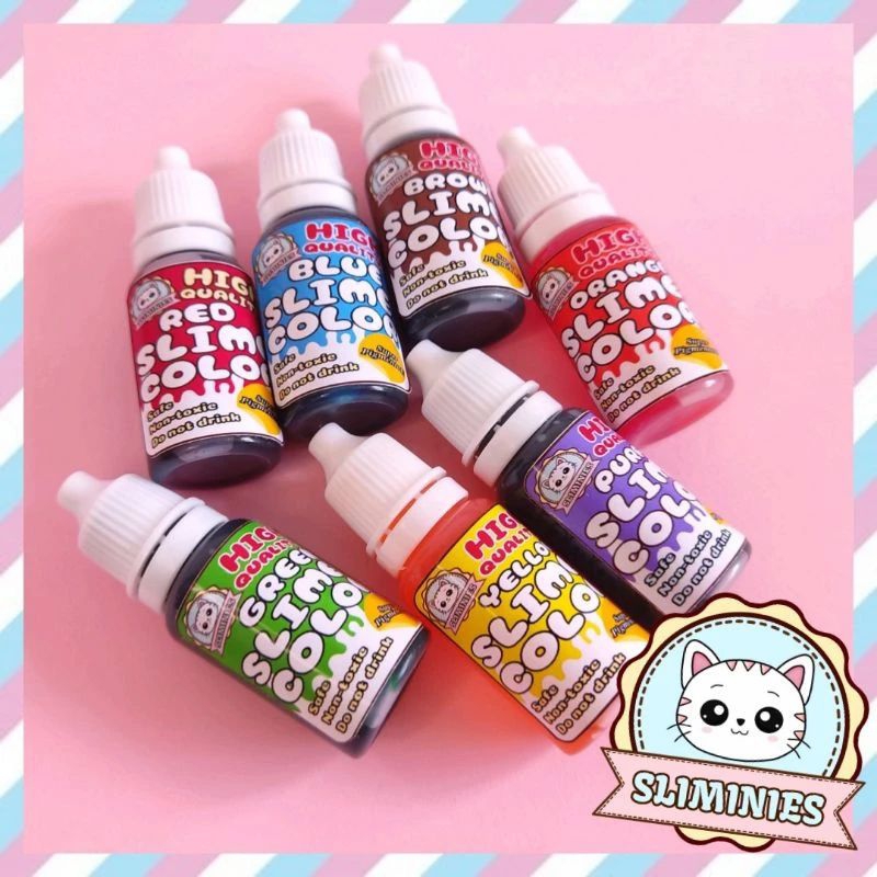 4PCS, 6PCS, 7PCS SLIME COLOR SLIMINIES | Shopee Philippines