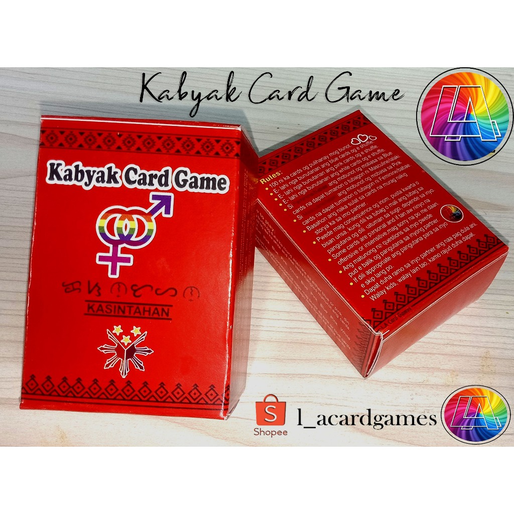 Kabyak Card Game Bisaya/Cebuano (wild couple game for all) Shopee