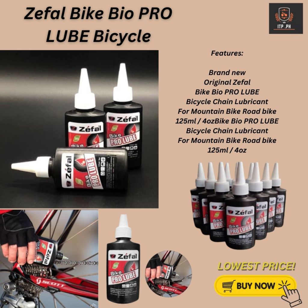 Zefal Bike Bio PRO LUBE Bicycle Chain Lubricant for Mountain Bike