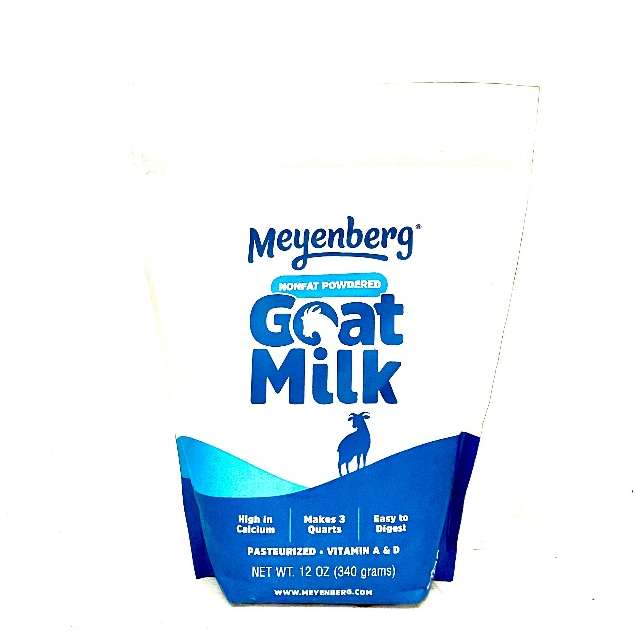 Meyenberg NONFAT POWDERED Goat Milk 12 Oz ( 340 grams ) Expiry date