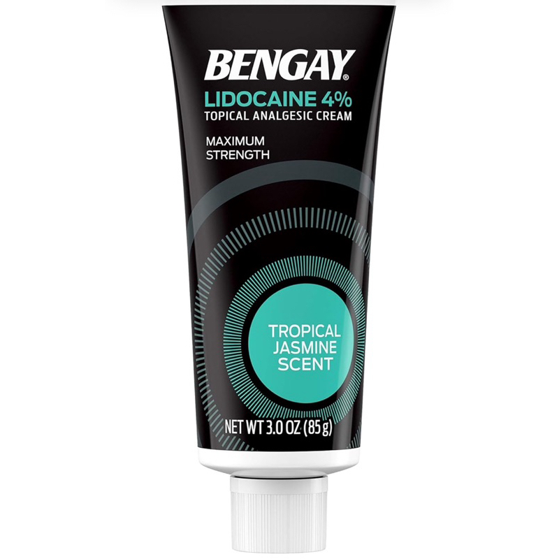Bengay Pain Relieving Lidocaine Cream, with The Maximum Strength