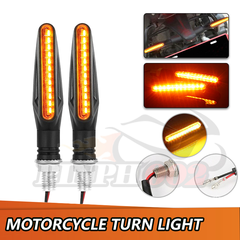 2Pcs Motorcycle LED Turn Light Universal Signal Light | Shopee Philippines