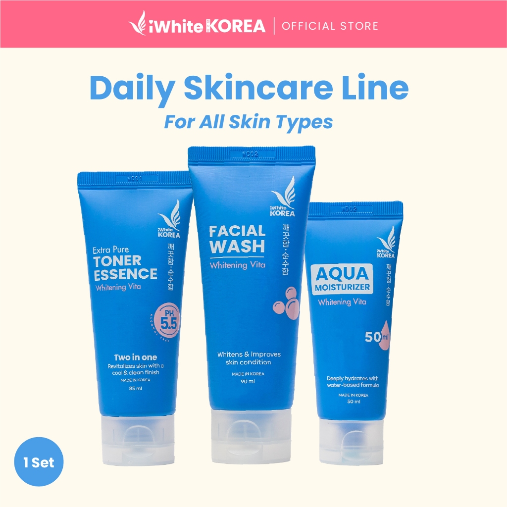 iWhite Korea Whitening Vita Line Bundle 3-Step Routine to Lighten Skin ...