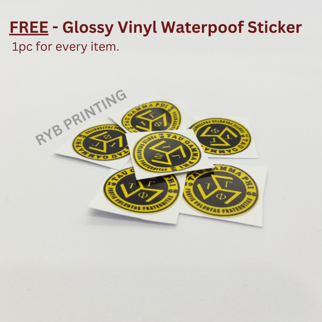 Tau Gamma Phi Sticker TGP decals TRISKELION | Shopee Philippines