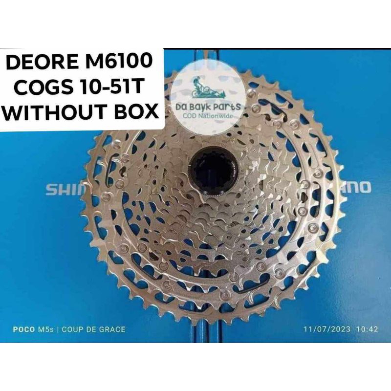 DEORE 12 11 SPEED COGS WITH BOX M6100 AND M5100 Shopee Philippines