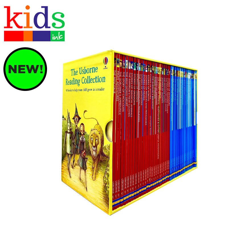 Usborne Reading Collection 40 Books Box Set - Kids Ink | Shopee Philippines