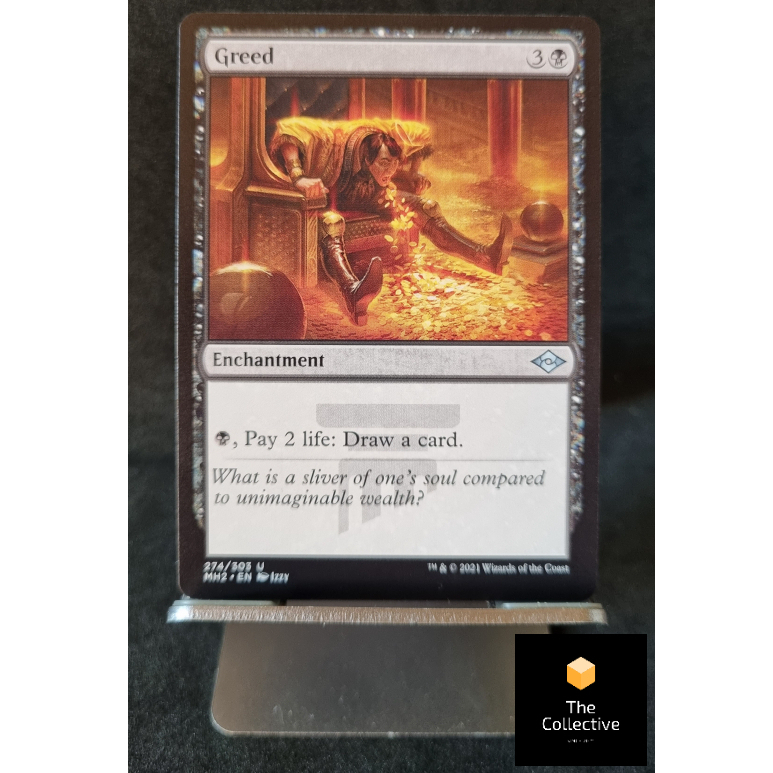 Magic the Gathering - MTG Card Game - Greed - [BLACK] / [ID: BB1] | Shopee  Philippines