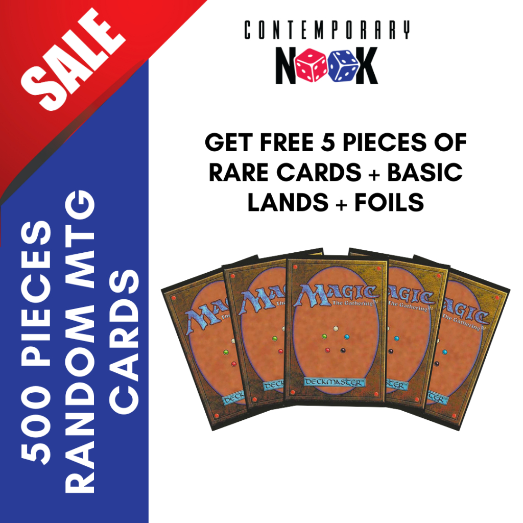 500 pieces MTG Cards Bulk Sale of + Free 5 pieces Rare