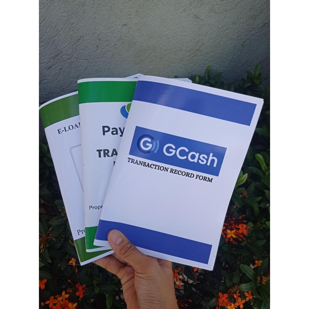 G-cash Eload PayMaya Transaction Booklet 52 Pages 70 Gsm Paper | Shopee ...