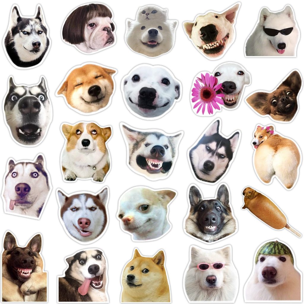 50pcs Dog Meme Sticker Pack Waterproof-Scratchproof | Shopee Philippines