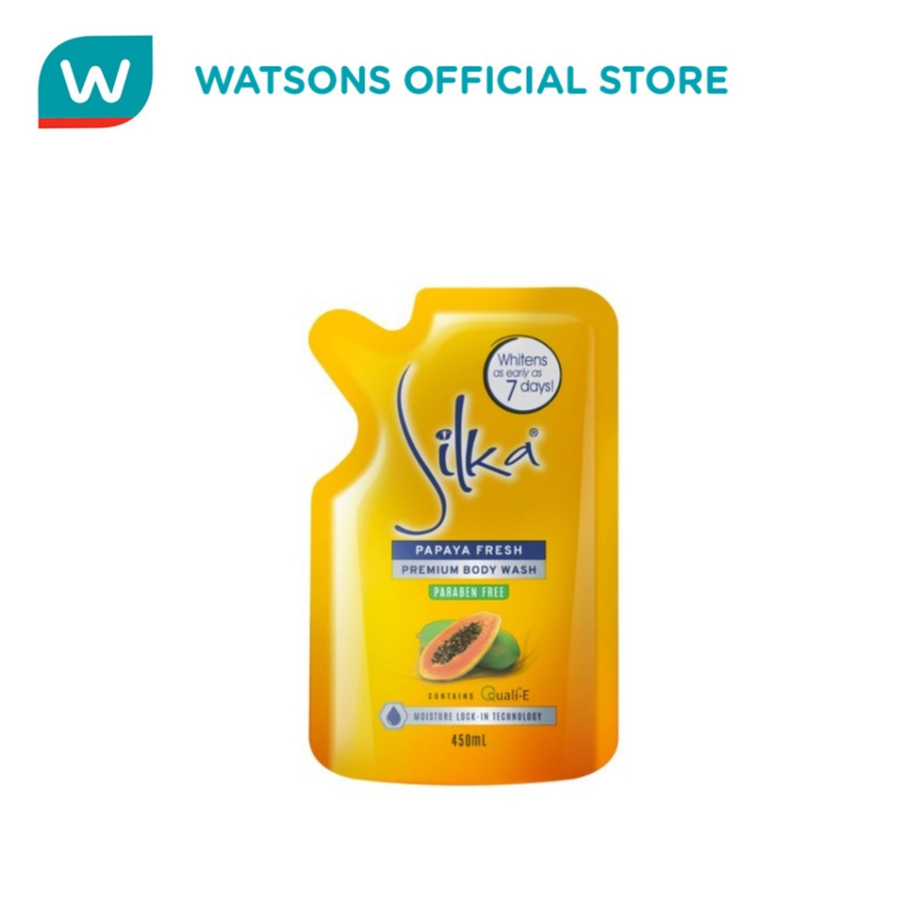 SILKA Papaya Fresh Body Wash 450ml Shopee Philippines