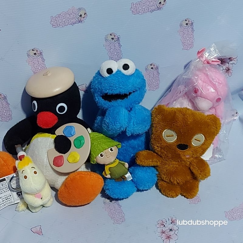 Moomin Snufkin Snork Maiden + Artist Pingu Penguin + Sesame Street ...