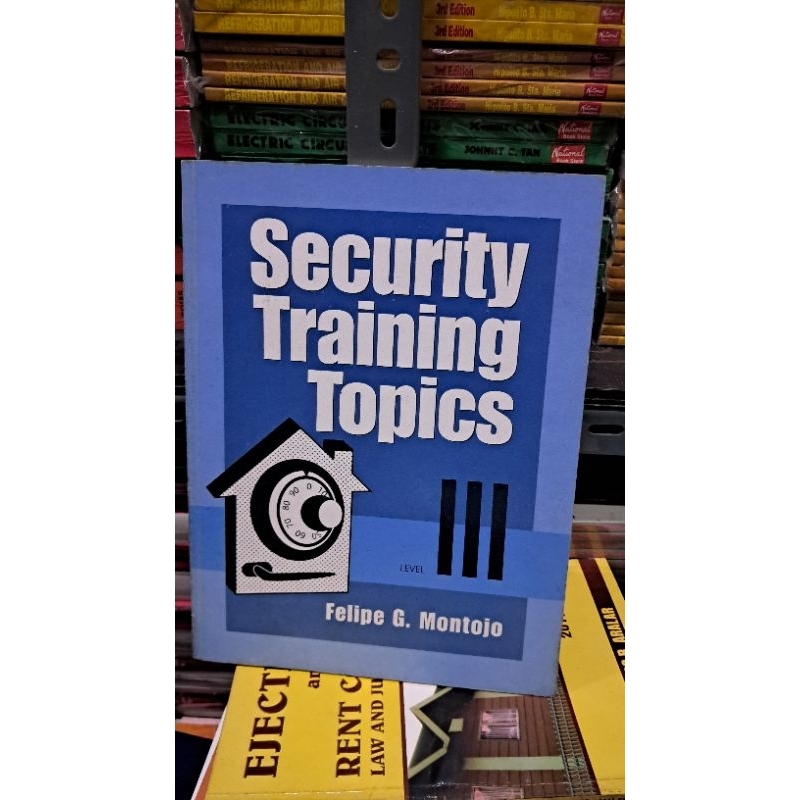 Security Training Topics III by Montojo Brand-new Original | Shopee ...