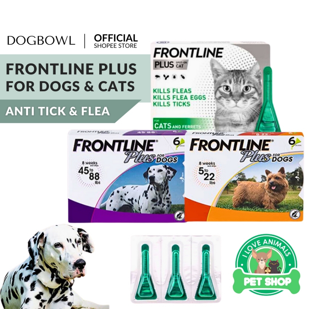 Frontline Plus Anti Ticks and Fleas Control for Dogs and Cats Fast ...