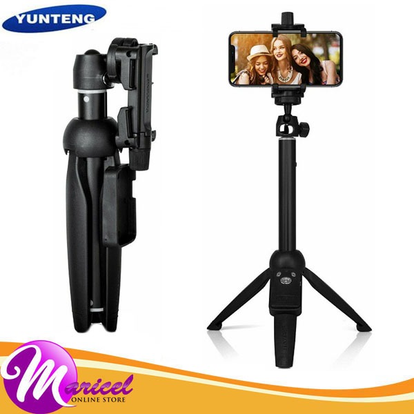 Yunteng Smartphone Extendable Tabletop Stand Tripod Selfie Stick ...