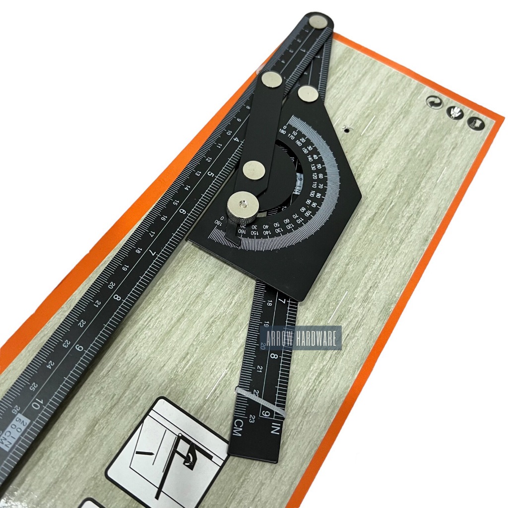 Digital Display Vernier Building Measuring Angle Ruler Aluminum Alloy ...