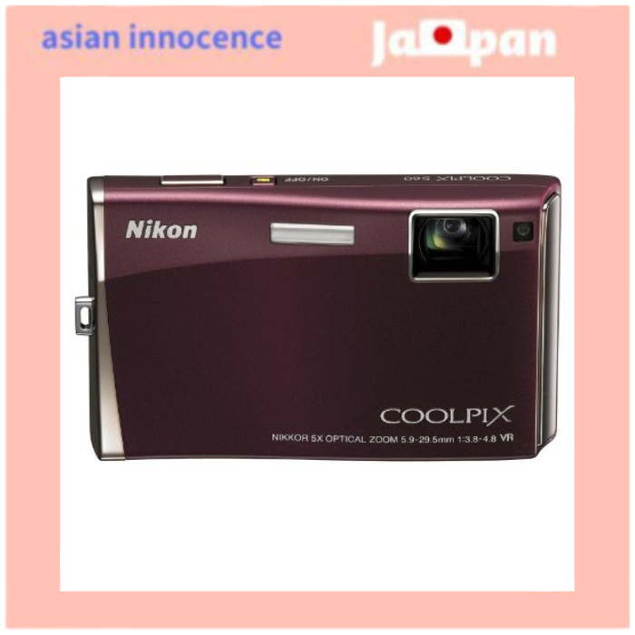 Direct from japan】 Nikon Digital Camera COOLPIX S60 Bordeaux Wine