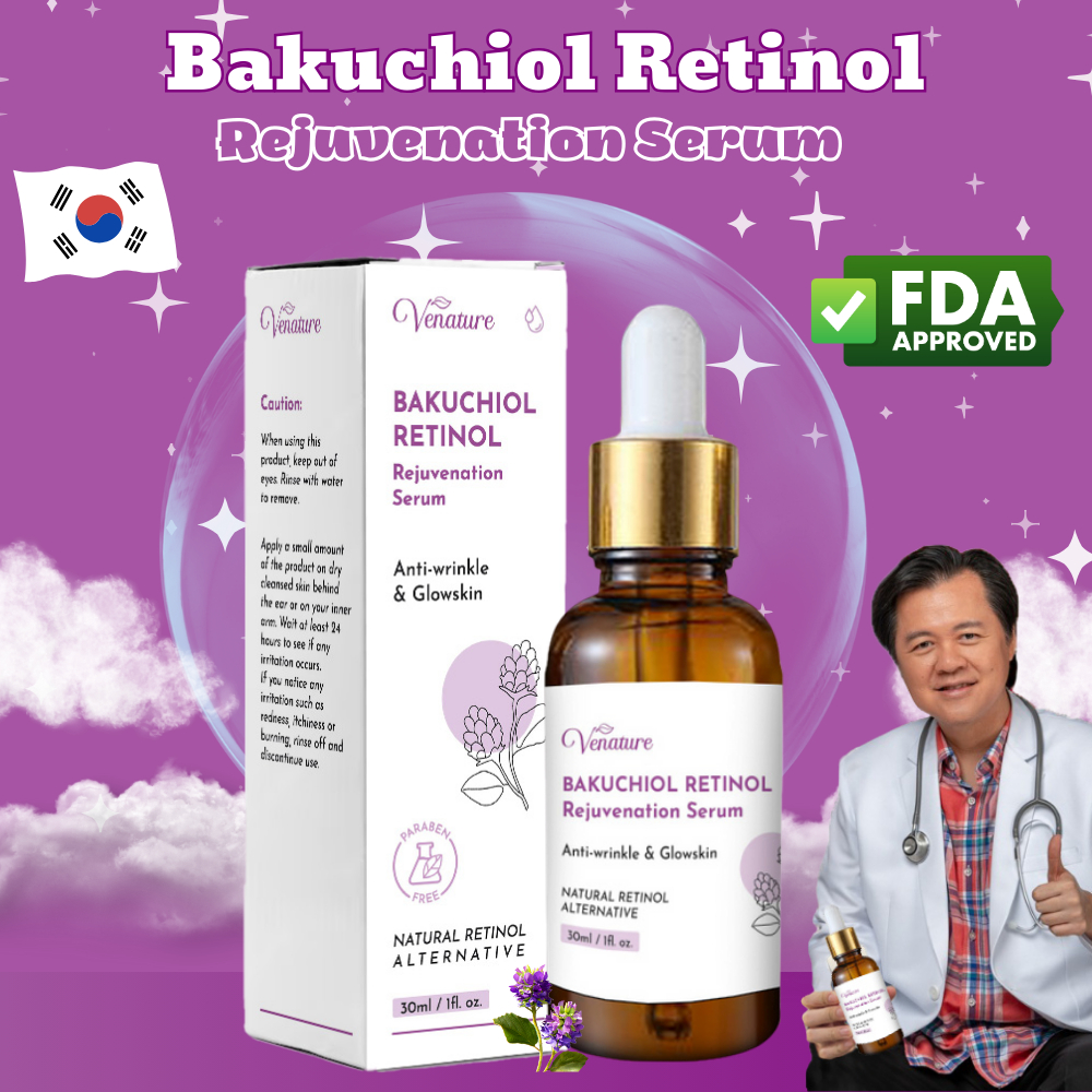 VENATURE Bakuchiol Retinol Rejuvenation Serum For Face Anti Aging ...