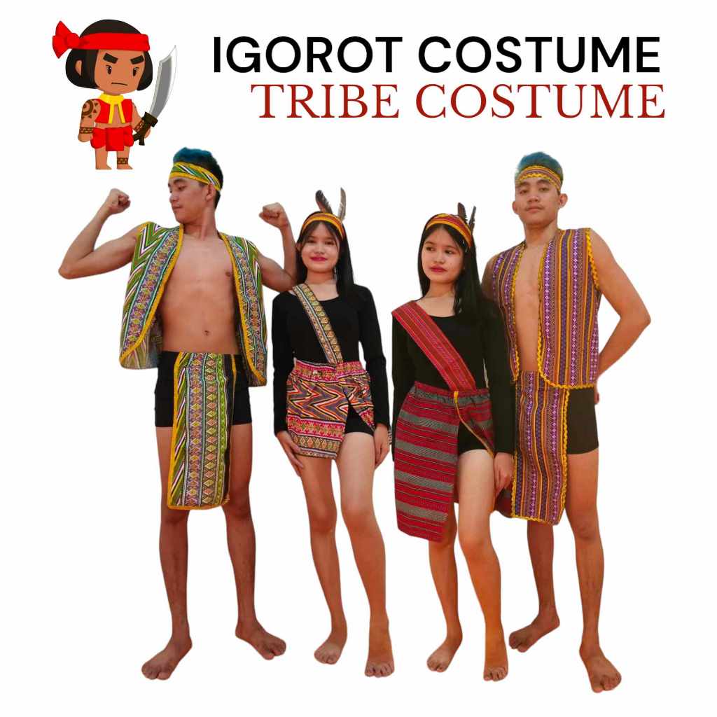 Dp AusloFactorythree Native Wear Igorot Ifugao Costumes for Kids and ...